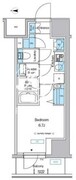 プレディアコート北千住 306 間取り図