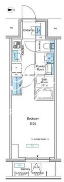 プレディアコート北千住 302 間取り図
