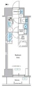 プレディアコート北千住 203 間取り図