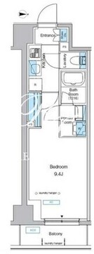 プレディアコート北千住 1302 間取り図
