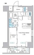 プレディアコート北千住 904 間取り図