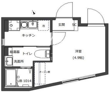 ディースタイル三ノ輪2 502 間取り図