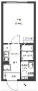 ディースタイル三ノ輪2 302 間取り図