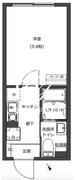 ディースタイル三ノ輪2 202 間取り図