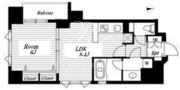 レックス赤坂レジデンス 504 間取り図
