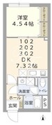 リスペクトレジデンス南台 102 間取り図