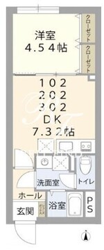 リスペクトレジデンス南台 202 間取り図