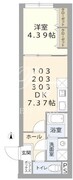 リスペクトレジデンス南台 103 間取り図