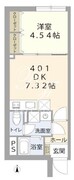リスペクトレジデンス南台 401 間取り図