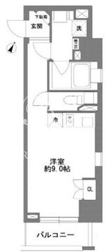 コスモグラシア清澄白河 207 間取り図