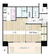 リバー＆タワー 404 間取り図