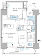 パークアクシス住吉ガーデンスクエア 601 間取り図