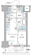 パークアクシス住吉ガーデンスクエア 302 間取り図