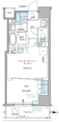 パークアクシス住吉ガーデンスクエア 611 間取り図