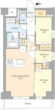 アイフラット杉並高井戸 313 間取り図
