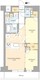 アイフラット杉並高井戸 609 間取り図