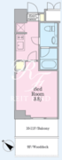 リージア西新宿O-PLACE 1002 間取り図