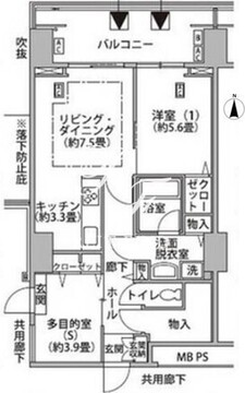 東雲キャナルコートCODAN 17-403 間取り図