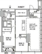 東雲キャナルコートCODAN 11-812 間取り図