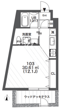 蔵創新中野bow 103 間取り図