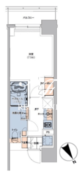 ボヌールステージ笹塚 702 間取り図