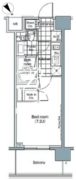 パークハビオ赤坂 302 間取り図