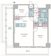 レジディア杉並方南町 506 間取り図