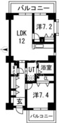 アクティ目黒駅前 1-414 間取り図