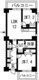 アクティ目黒駅前 1-414 間取り図