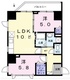 ザ・グランキース 401 間取り図