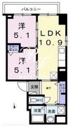 ザ・グランキース 603 間取り図