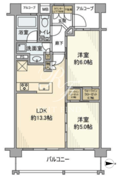 ジオ荻窪 312 間取り図