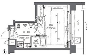 ズーム中野 205 間取り図