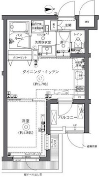 ズーム中野坂上 108 間取り図
