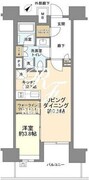 ブランズ芝浦 702 間取り図