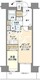 ブランズ芝浦 702 間取り図