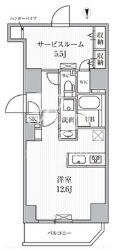 エスレジデンス入谷アレシア 801 間取り図