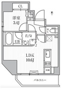 エスレジデンス入谷アレシア 1002 間取り図