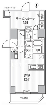エスレジデンス入谷アレシア 1301 間取り図
