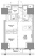 ザ・パークハビオSOHO新宿御苑 706 間取り図