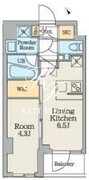 クレストコート南長崎 502 間取り図