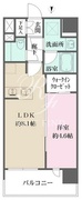 シーズンフラッツ杉並井草 201 間取り図