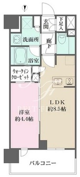 シーズンフラッツ杉並井草 202 間取り図