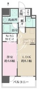 シーズンフラッツ杉並井草 204 間取り図