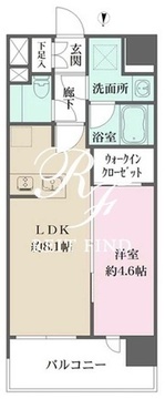 シーズンフラッツ杉並井草 701 間取り図
