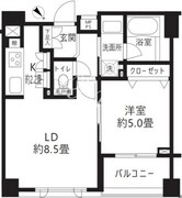 クリオ渋谷ラ・モード 407 間取り図