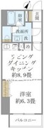 ＳＳ．ＦＬＡＴ神楽坂サウス 803 間取り図