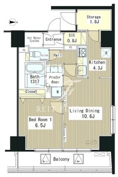 グランドゥール代々木大山 904 間取り図