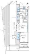 ブエナヴィスタ代々木 802 間取り図