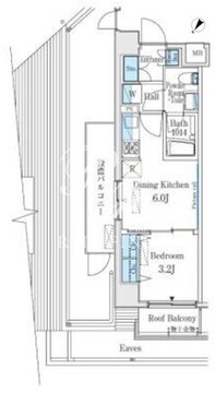 ブエナヴィスタ代々木 802 間取り図